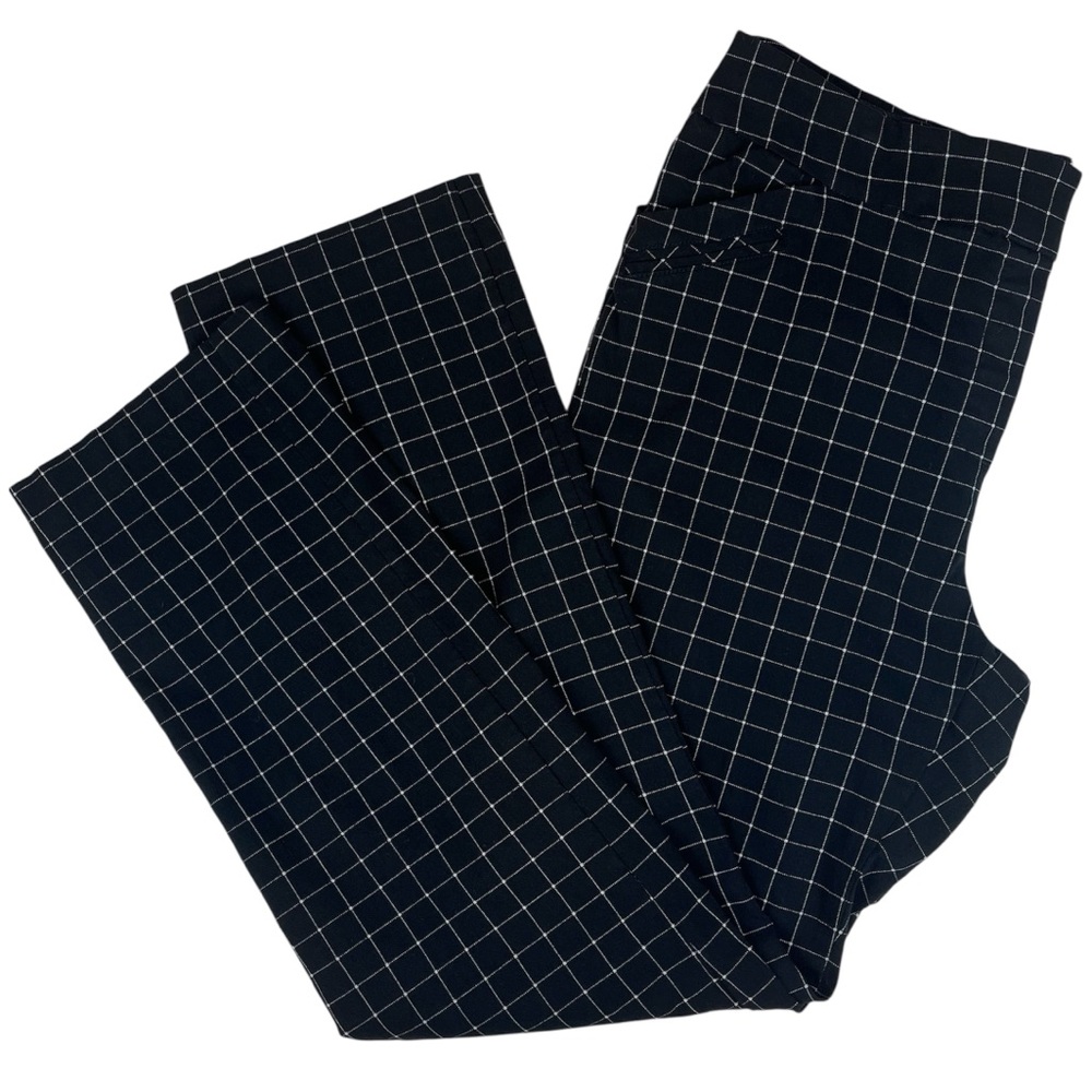 Reitmans Black and White Checkered Pants